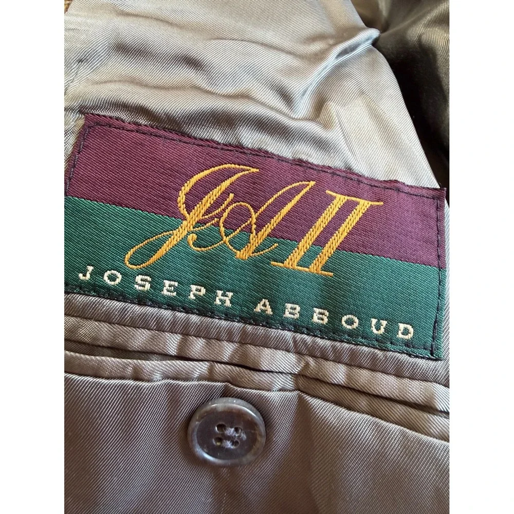 VTG Joseph Abboud Mens Wool Sport Coat Blazer Made in USA Two Button